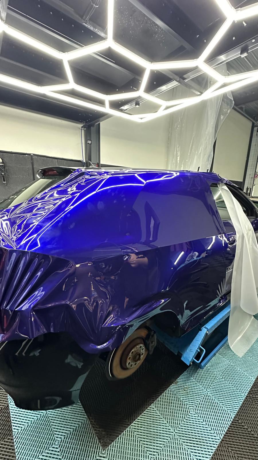 Covering bleu haut de gamme