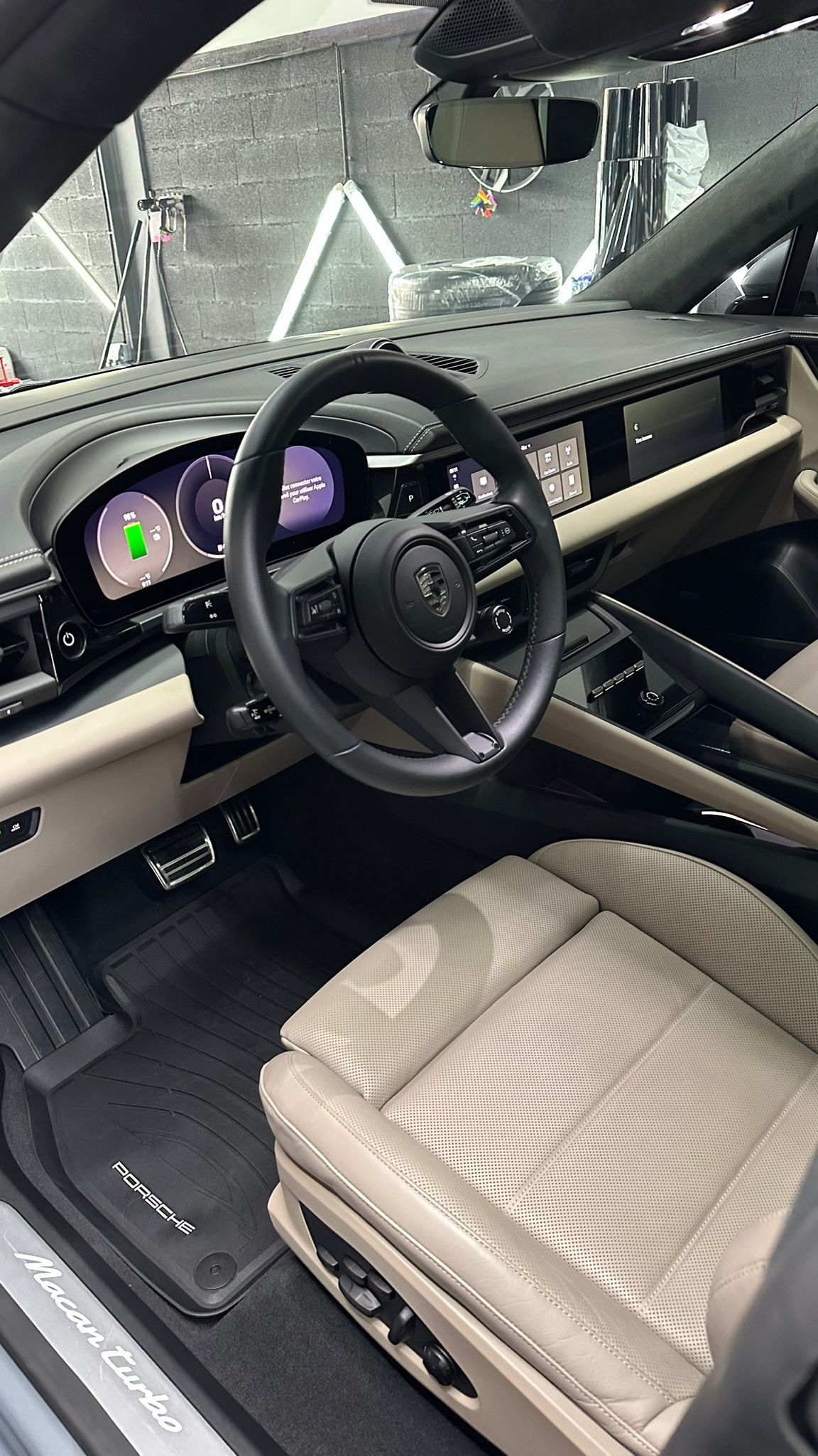 Nettoyage complet intérieur Porsche